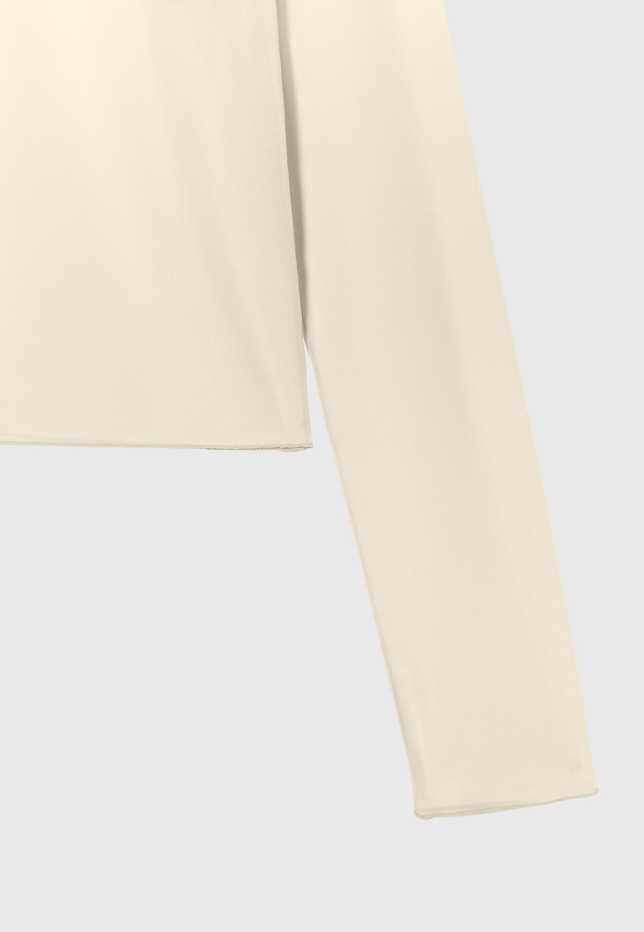 CHIFFON HIGH NECK / シフォンハイネック 詳細画像 Beige 3