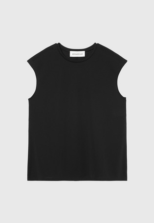 TRIACETATE JERSEY SLEEVELESS TOPS / トリアセテートジャージースリーブレストップス