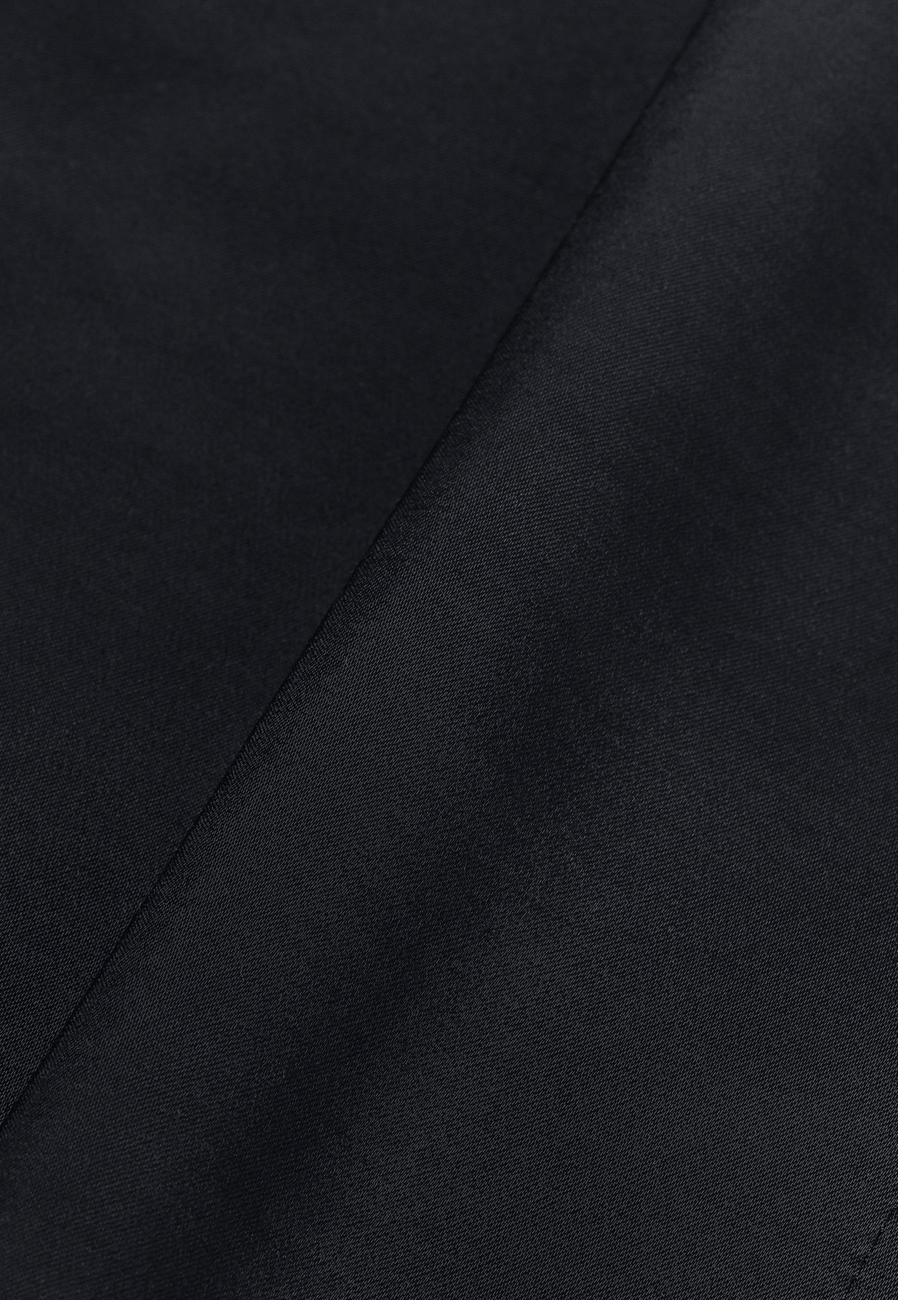 WOOL VISCOSE SATIN JUMPER SKIRT / ウールヴィスコースサテンジャンパースカート 詳細画像 Navy 8