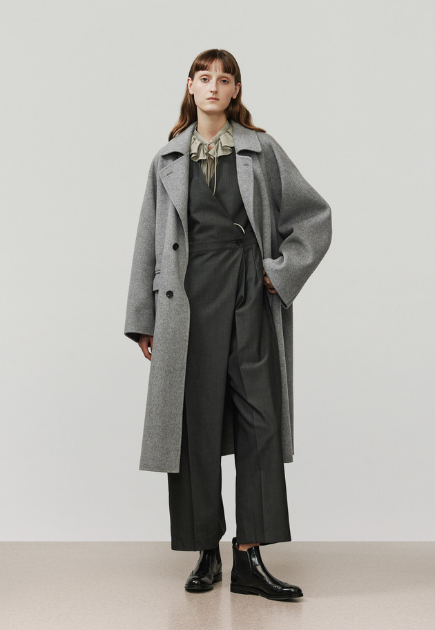 MOHAIR POPLIN COMBINAISON / モヘヤポプリンコンビネゾン 詳細画像 Gray 1