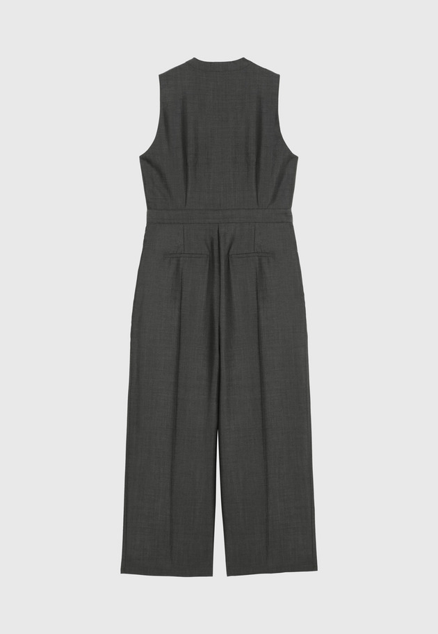 MOHAIR POPLIN COMBINAISON / モヘヤポプリンコンビネゾン 詳細画像 Gray 5