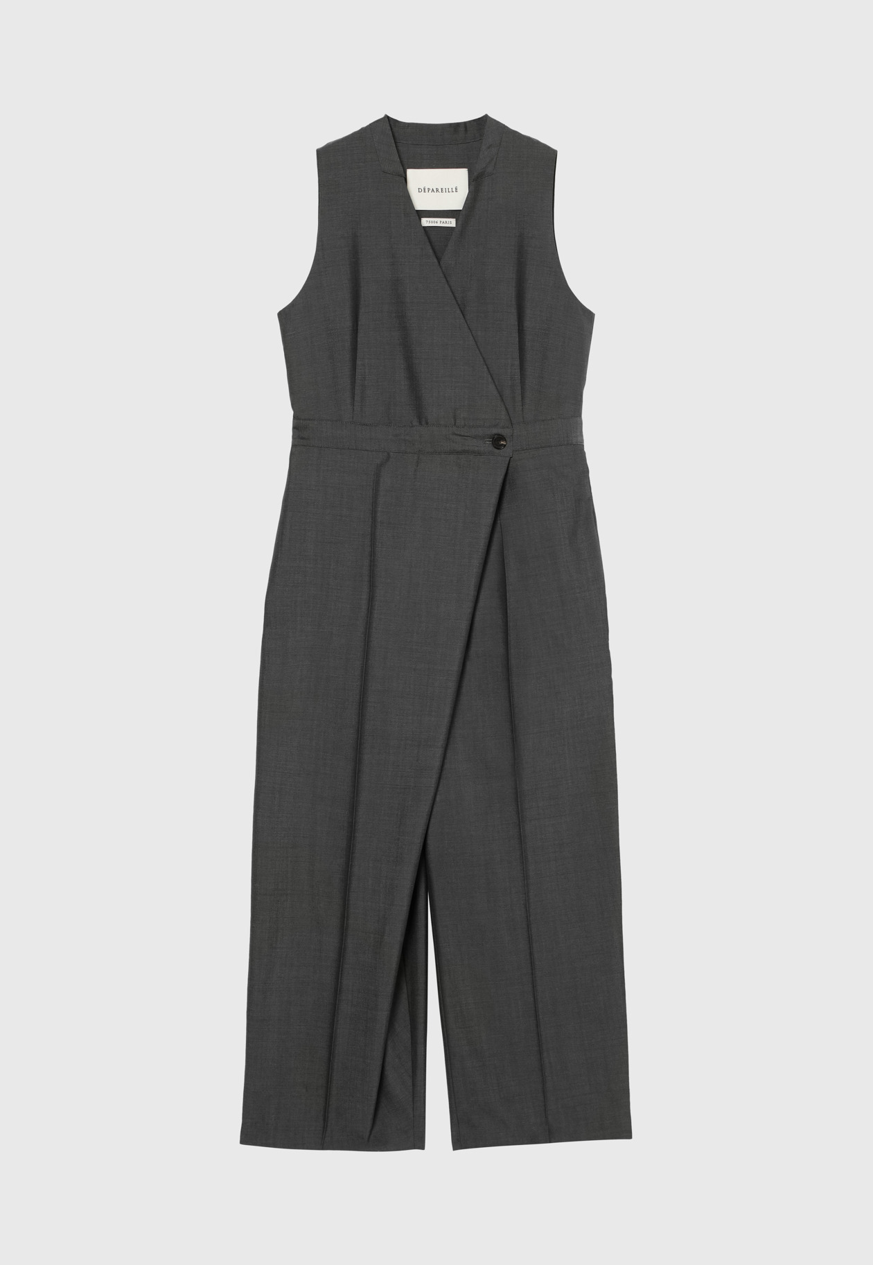 MOHAIR POPLIN COMBINAISON / モヘヤポプリンコンビネゾン 詳細画像 Gray 4