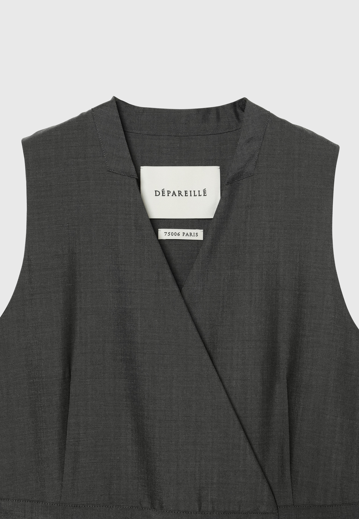 MOHAIR POPLIN COMBINAISON / モヘヤポプリンコンビネゾン 詳細画像 Gray 6