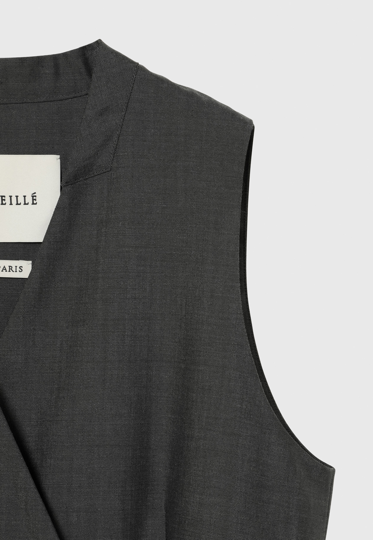 MOHAIR POPLIN COMBINAISON / モヘヤポプリンコンビネゾン 詳細画像 Gray 7