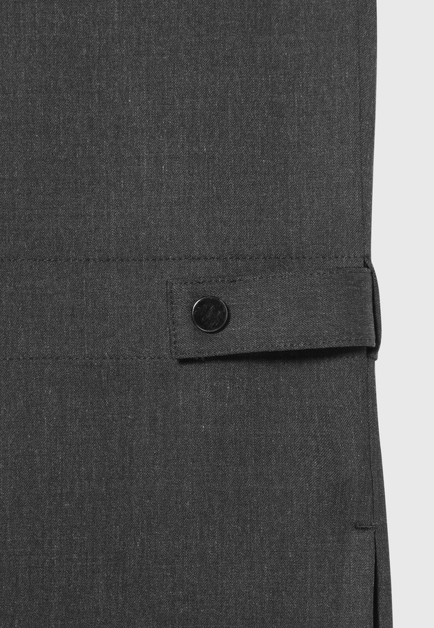 WOOL TWILL SHORT SLEEVE COMBINAISON / ウールツイルショートスリーブコンビネゾン 詳細画像 Chcl 18