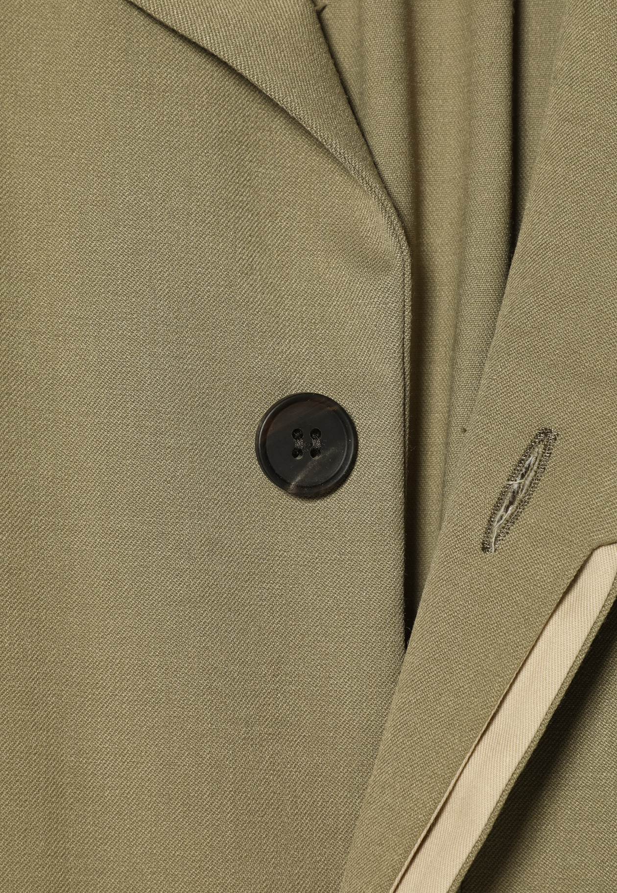WOOL TWILL SHORT SLEEVE COMBINAISON / ウールツイルショートスリーブコンビネゾン 詳細画像 Beige 2