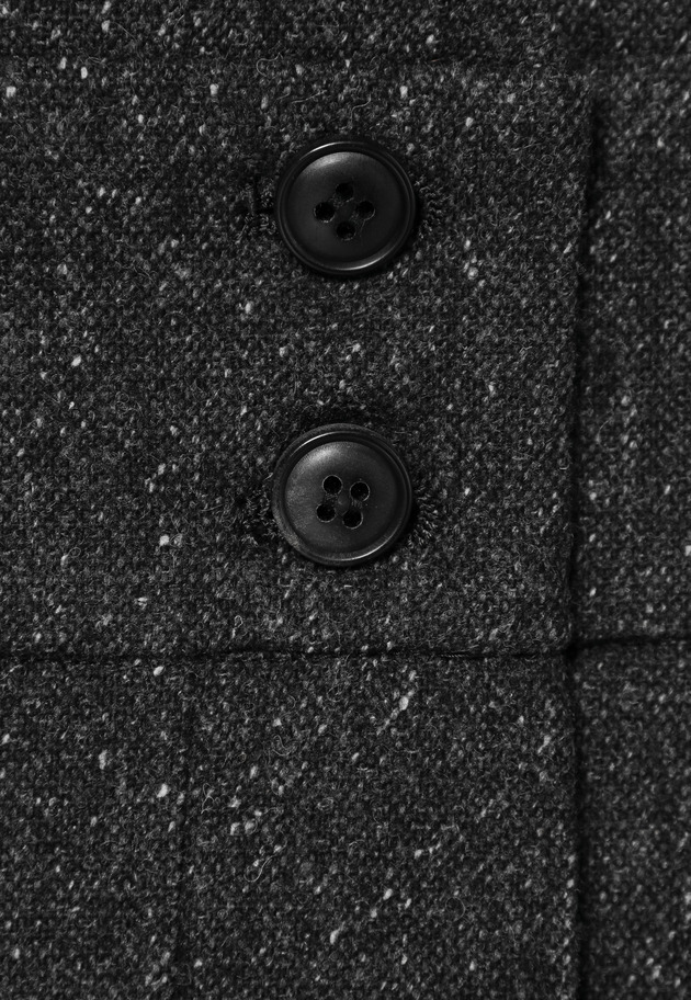 NEP WOOL WRAP DRESS / ネップウールラップドレス 詳細画像 Black 9