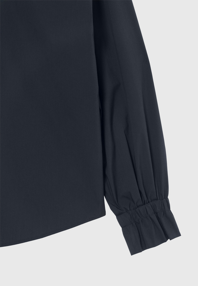 TYPEWRITER FRILL BLOUSE / タイプライターフリルブラウス 詳細画像 Navy 5