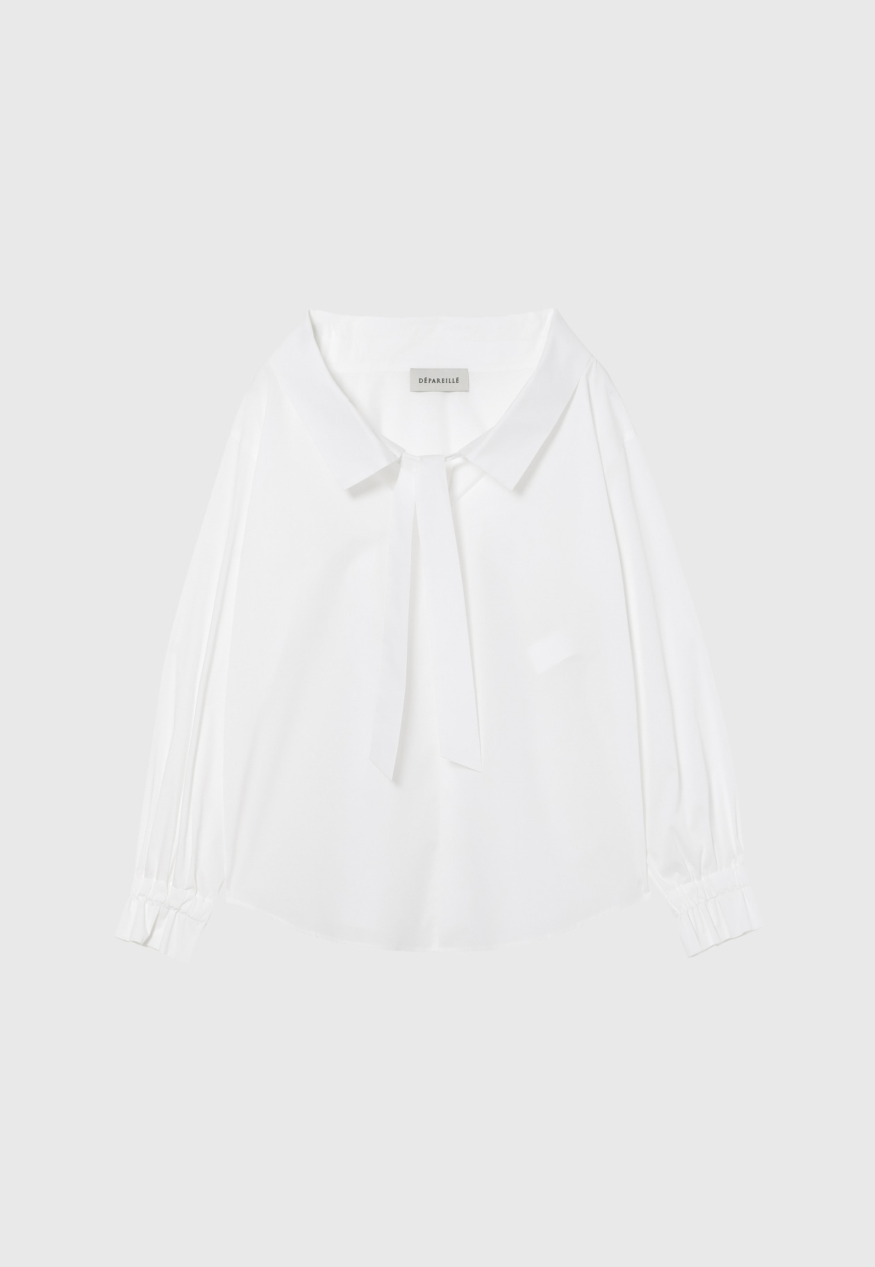 TYPEWRITER FRILL BLOUSE / タイプライターフリルブラウス 詳細画像 White 1