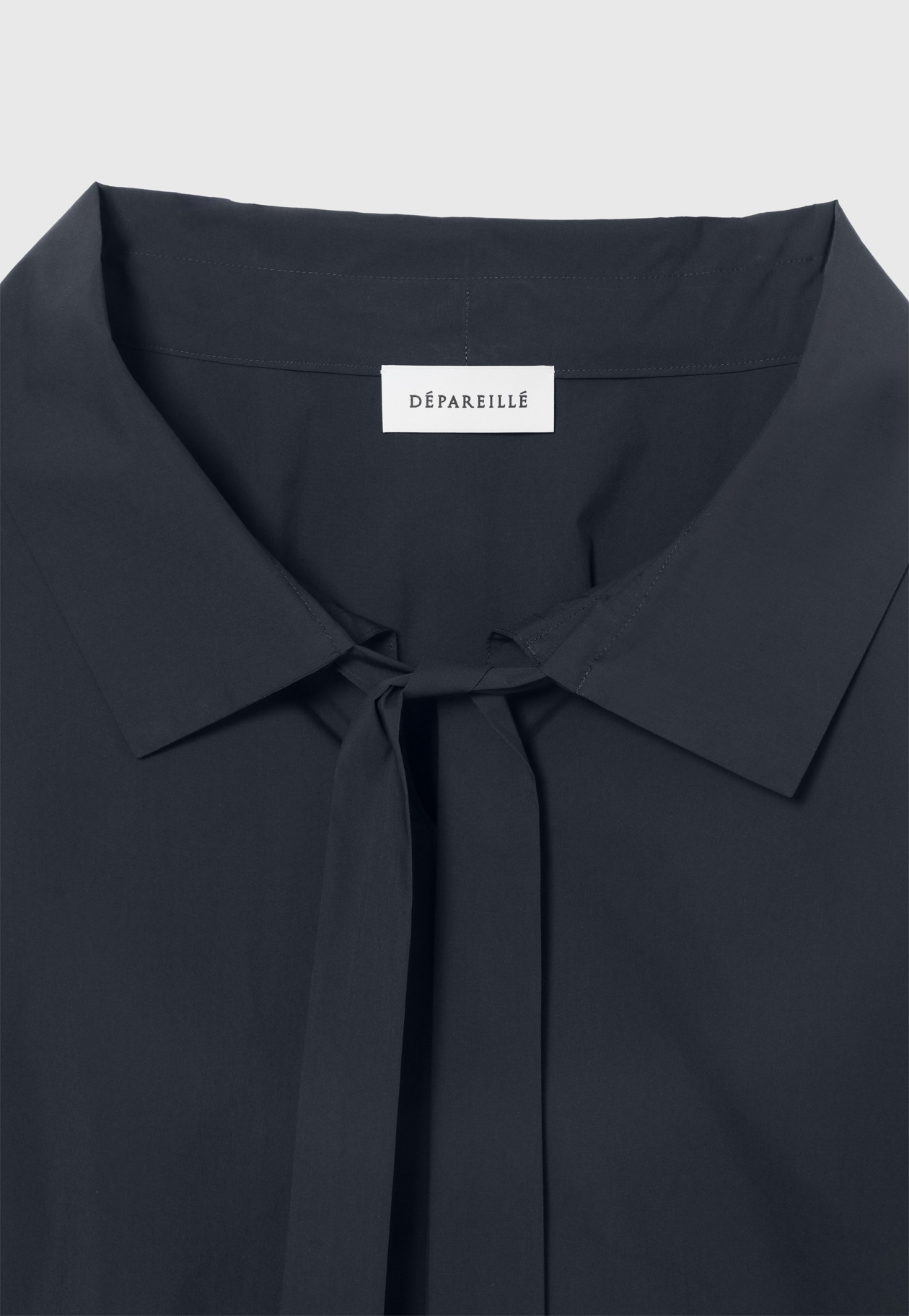 TYPEWRITER FRILL BLOUSE / タイプライターフリルブラウス 詳細画像 Navy 4