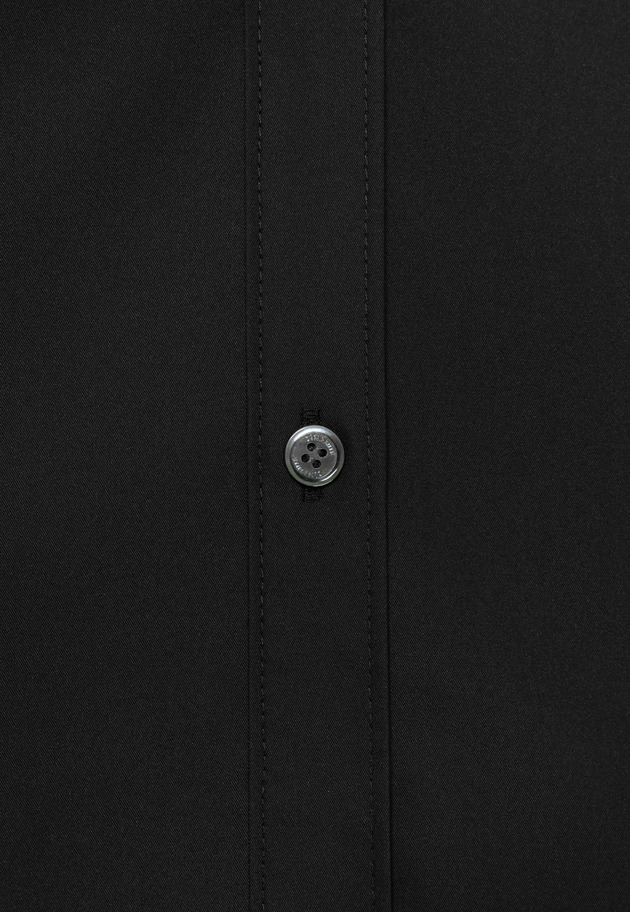 COTTONPOLYESTER PLEATS BLOUSE / コットンポリエステルプリーツブラウス 詳細画像 Black 2