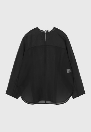 SILK ORGANDY BLOUSE / シルクオーガンジーブラウス