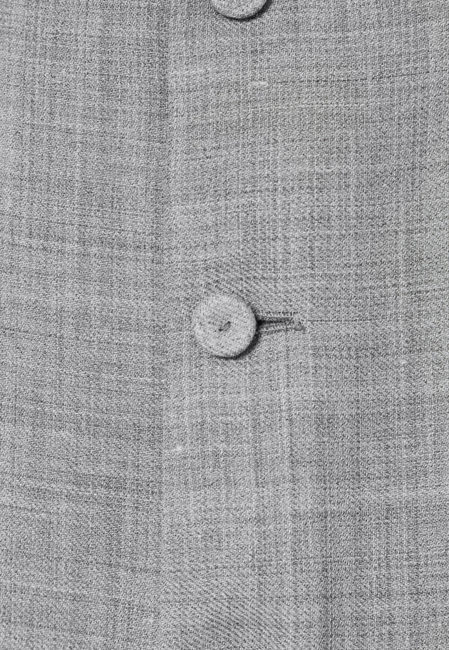 WOOL VIYELLA BOW BLOUSE / ウールビエラボウブラウス 詳細画像 Gray 8