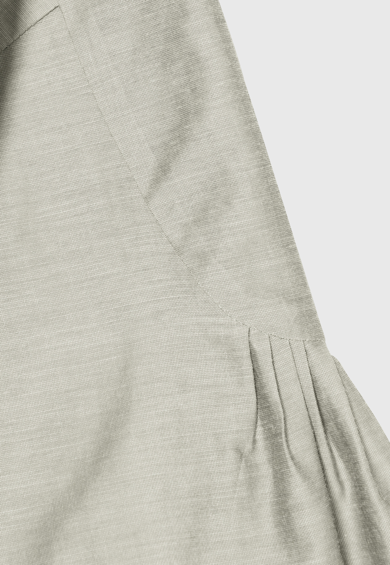 SHEER TAFFETA FRILL BLOUSE / シアータフタフリルブラウス 詳細画像 Gray 6