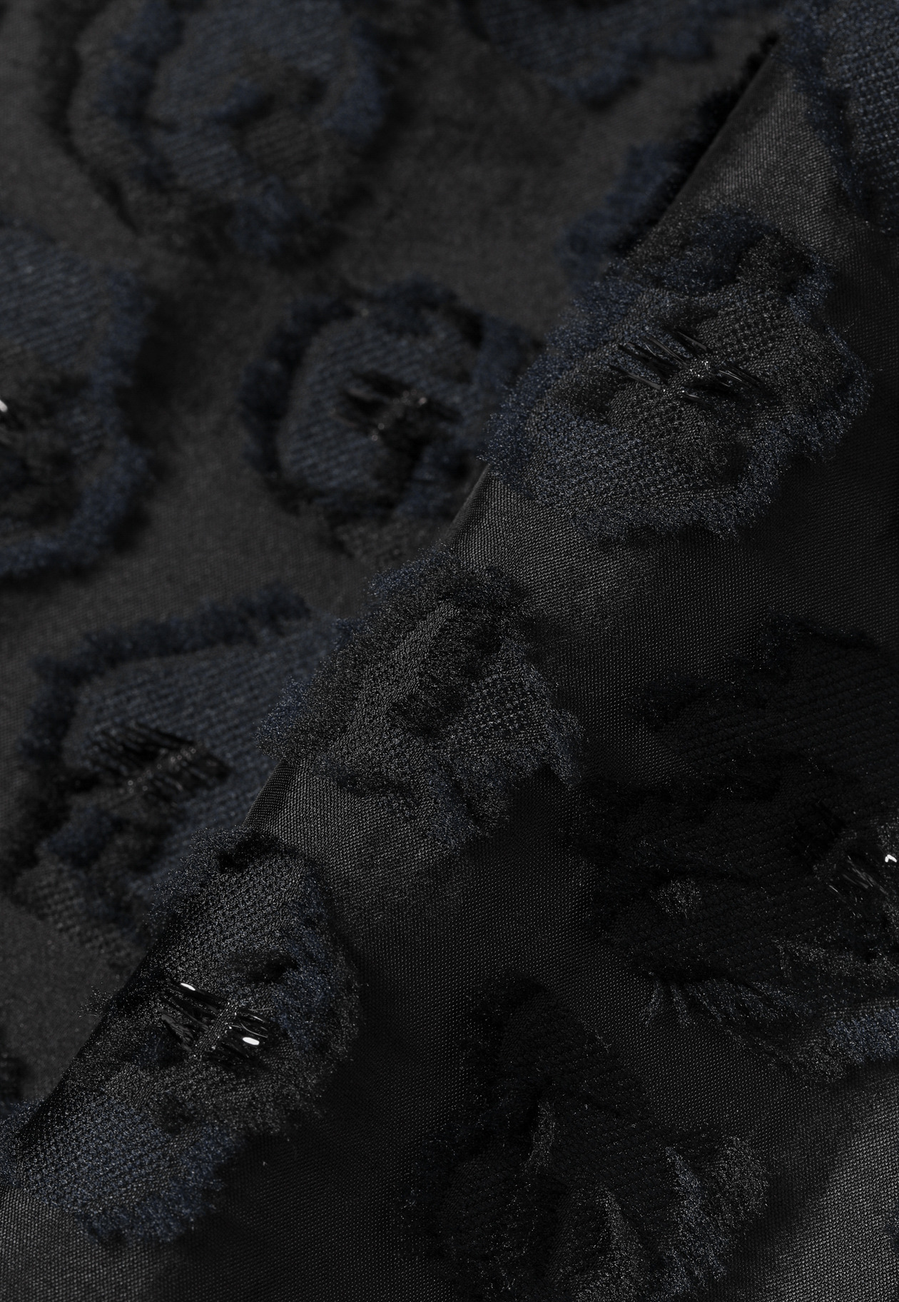 LAME FLOWER JACQUARD BLOUSE / ラメフラワージャガードブラウス 詳細画像 Black 13