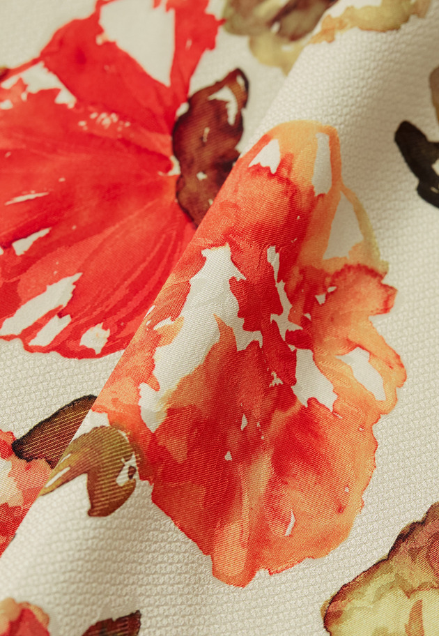 JACQUARD FLOWER BLOUSE / ジャガードフラワーブラウス 詳細画像 OR 11