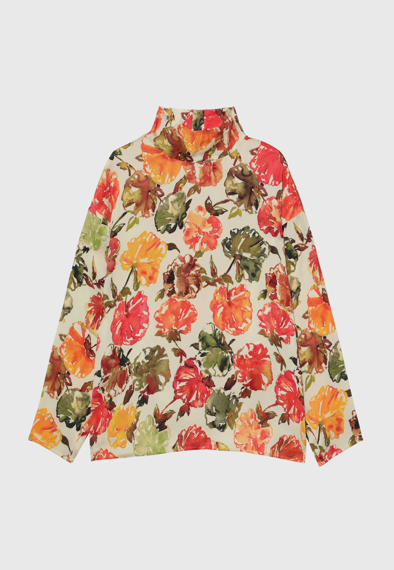 JACQUARD FLOWER BLOUSE / ジャガードフラワーブラウス 詳細画像 OR 6