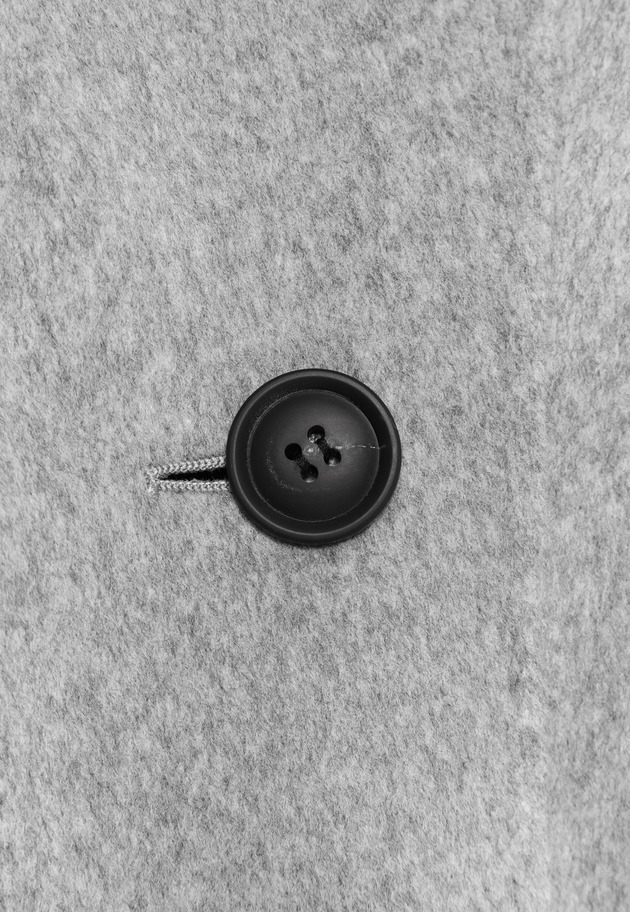 WOOL DOUBLE FACE BIG COLLAR COAT / ウールダブルフェイスビッグカラーコート 詳細画像 Gray 2