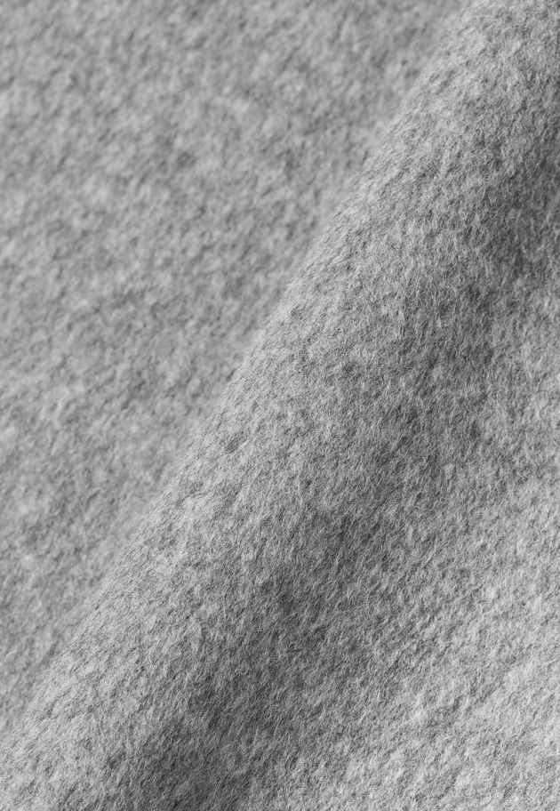 WOOL DOUBLE FACE BIG COLLAR COAT / ウールダブルフェイスビッグカラーコート 詳細画像 Gray 3