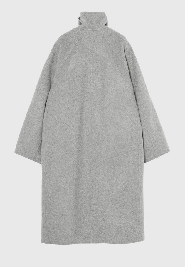 WOOL DOUBLE FACE CHESTER COAT / ウールダブルフェイスチェスターコート 詳細画像 Gray 10