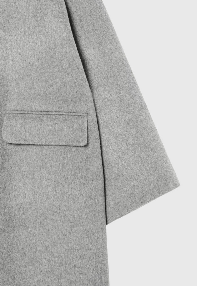 WOOL DOUBLE FACE CHESTER COAT / ウールダブルフェイスチェスターコート 詳細画像 Gray 12