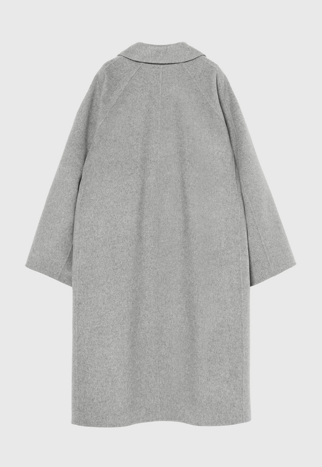 WOOL DOUBLE FACE CHESTER COAT / ウールダブルフェイスチェスターコート 詳細画像 Gray 8