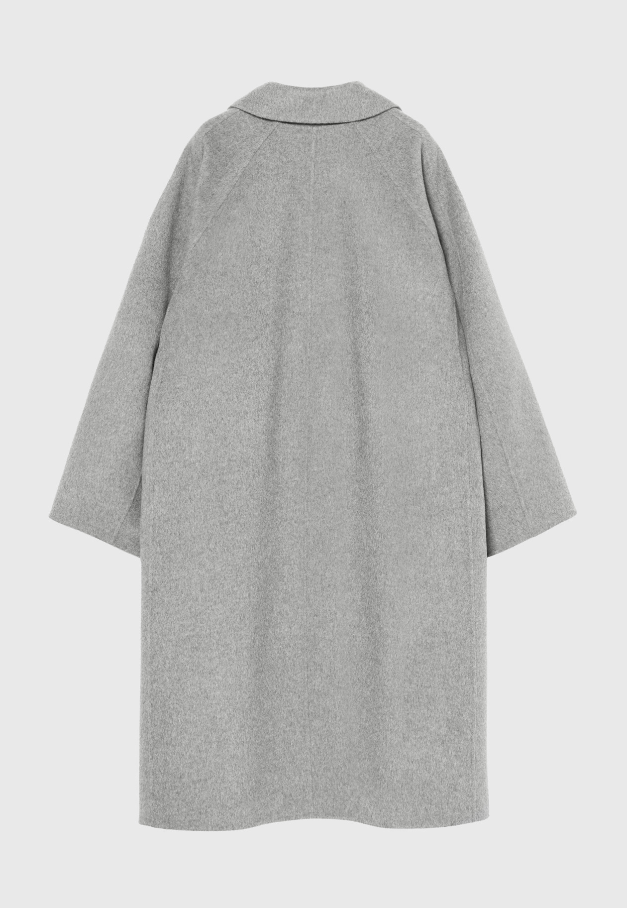 WOOL DOUBLE FACE CHESTER COAT / ウールダブルフェイスチェスターコート 詳細画像 Gray 8