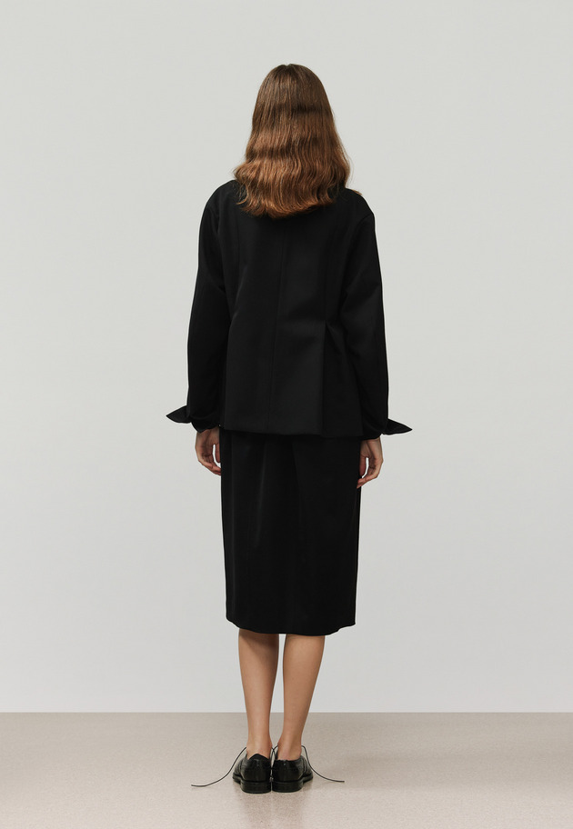 WOOL DOESKIN JACKET / ウールドスキンジャケット 詳細画像 Black 3