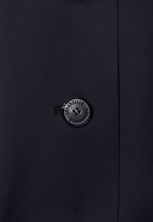 WOOL VISCOSE SATIN JACKET / ウールヴィスコースサテンジャケット 詳細画像 Navy 2