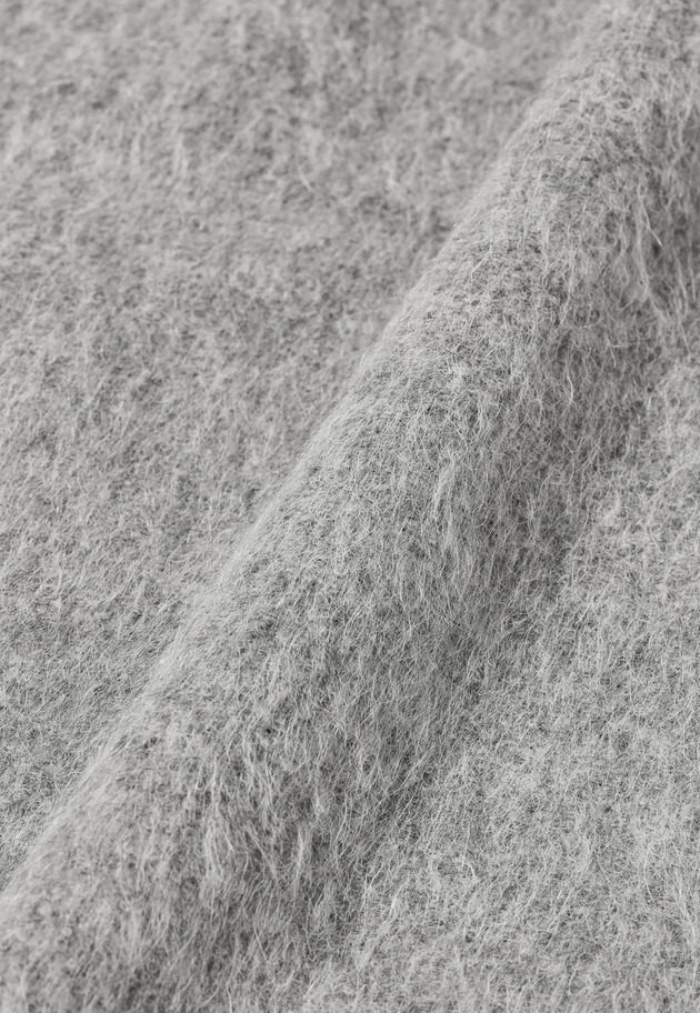 ALPACA MOHAIR SHAGGY JACKET / アルパカモヘヤシャギージャケット 詳細画像 Gray 12