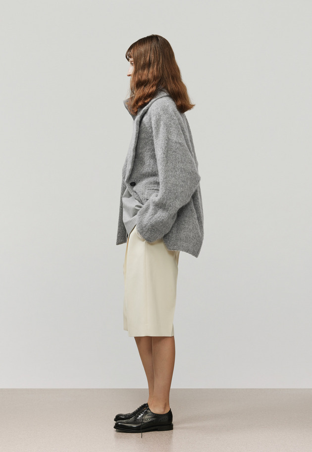 ALPACA MOHAIR SHAGGY JACKET / アルパカモヘヤシャギージャケット 詳細画像 Gray 3