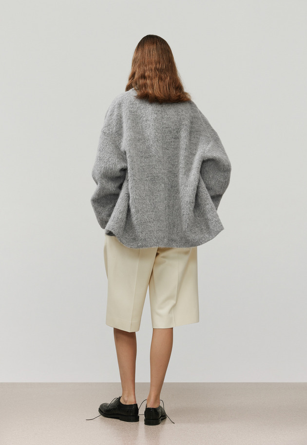 ALPACA MOHAIR SHAGGY JACKET / アルパカモヘヤシャギージャケット 詳細画像 Gray 4