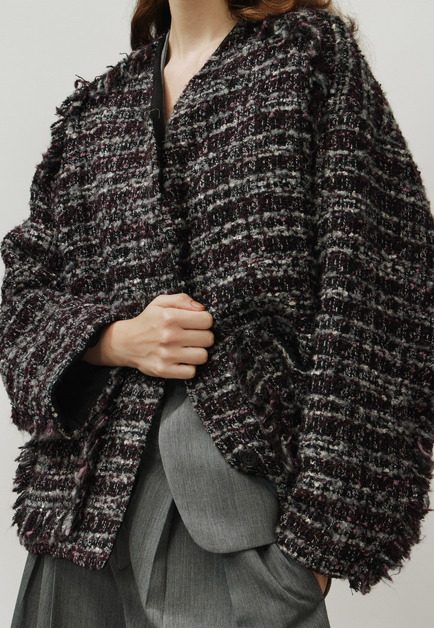 MIX TWEED JACKET / ミックスツィードジャケット 詳細画像 Brd 5