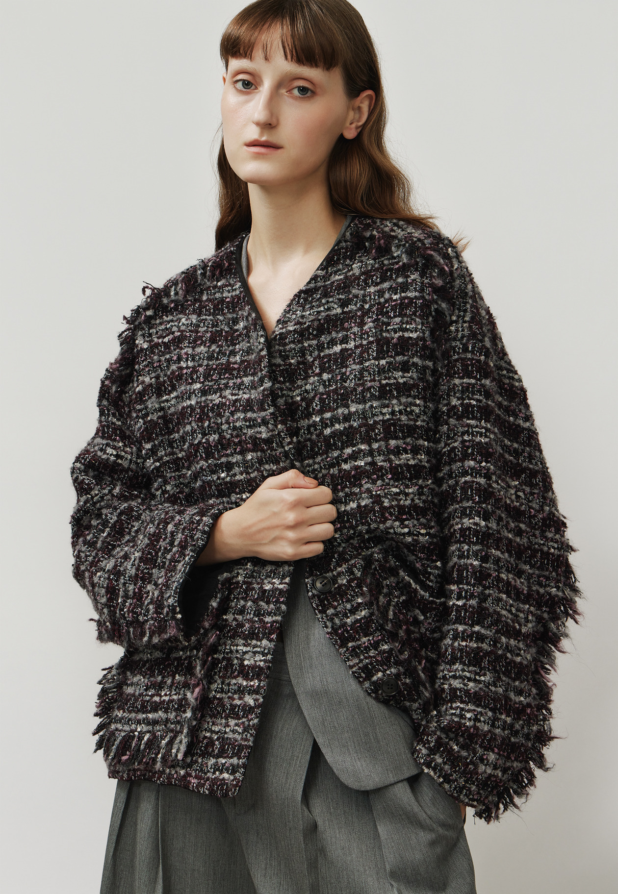 MIX TWEED JACKET / ミックスツィードジャケット 詳細画像 Brd 4