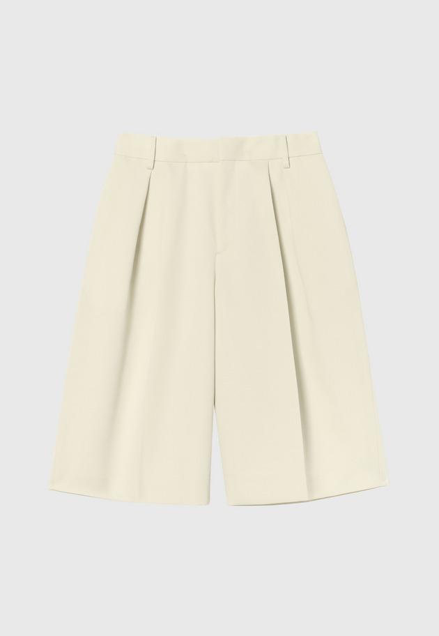 WOOL DOESKIN CULOTTES / ウールドスキンキュロット 詳細画像 Ivory 1