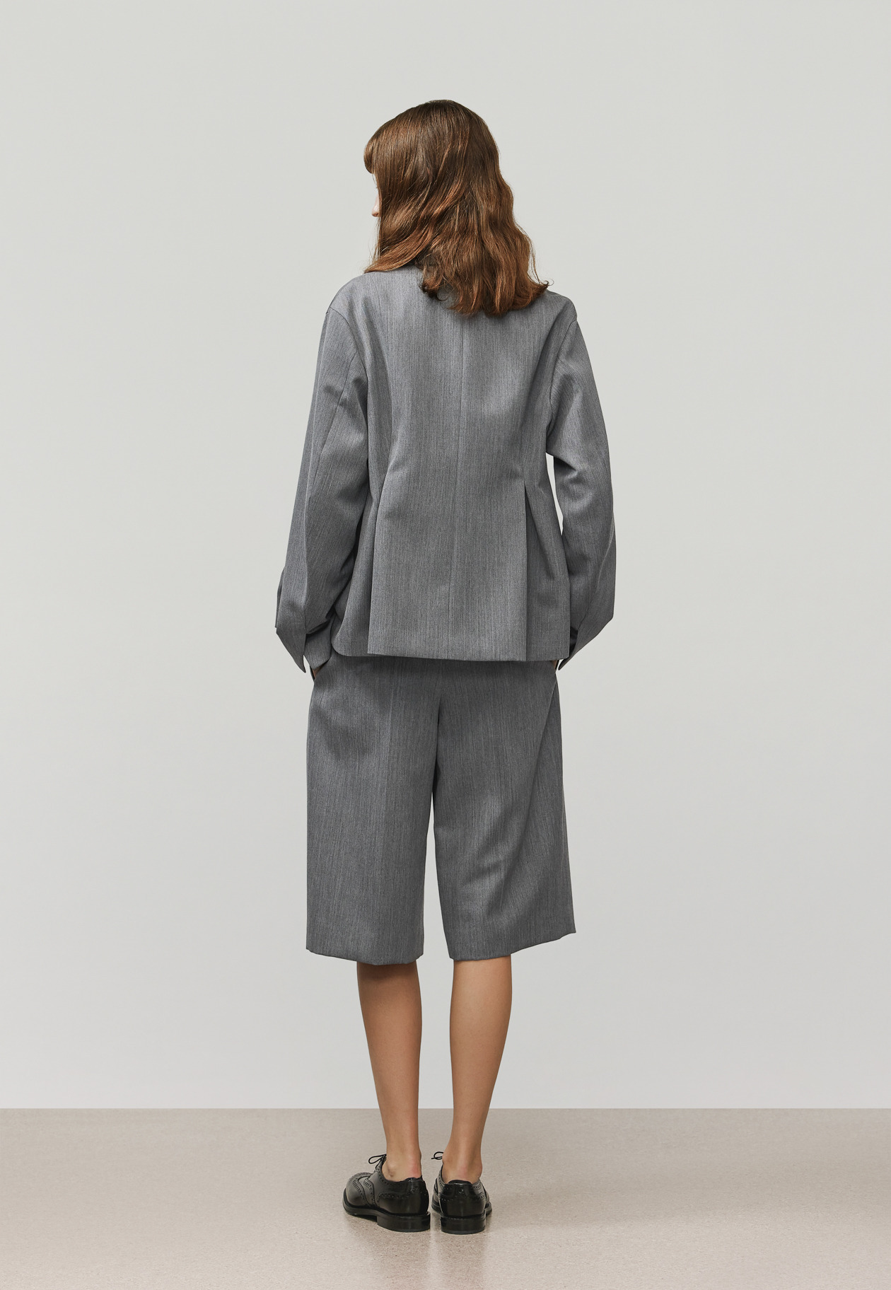 WOOL DOESKIN CULOTTES / ウールドスキンキュロット 詳細画像 Gray 3