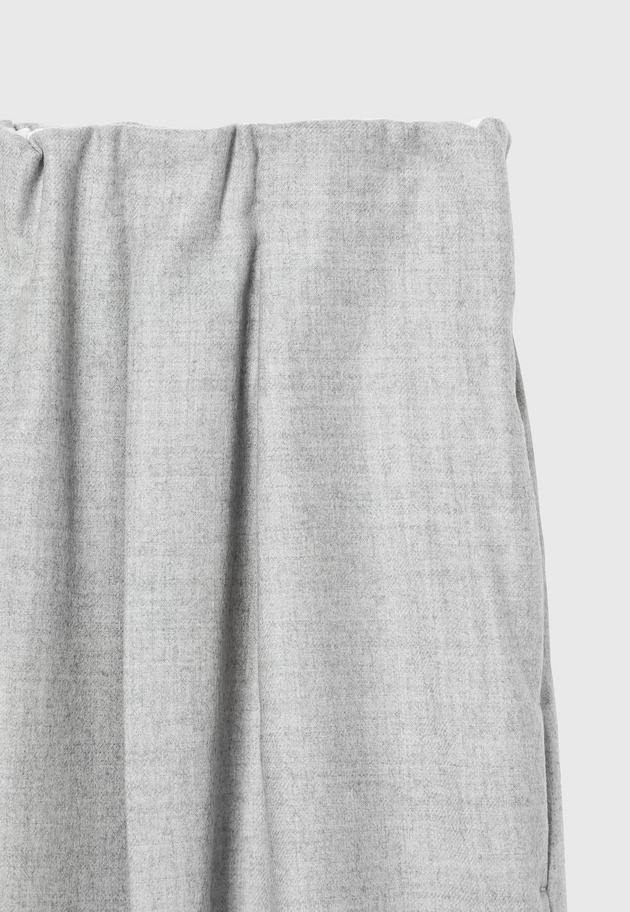 SAXONY GATHERED PANTS / サキソニーギャザーパンツ 詳細画像 Gray 4