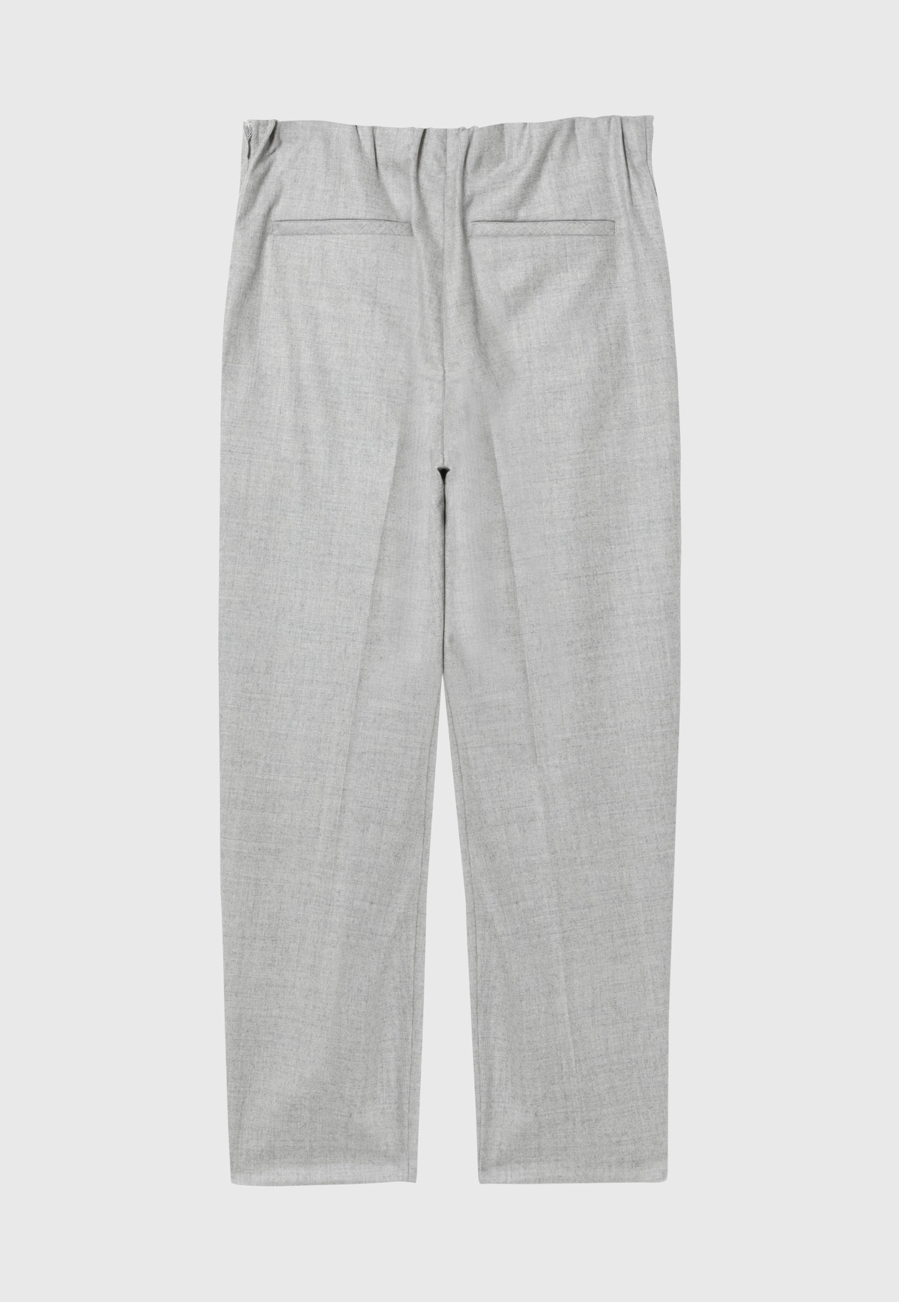 SAXONY GATHERED PANTS / サキソニーギャザーパンツ 詳細画像 Gray 2