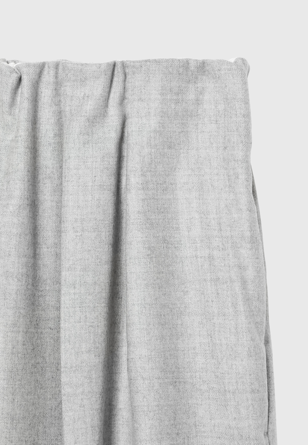 SAXONY GATHERED PANTS / サキソニーギャザーパンツ 詳細画像 Gray 4