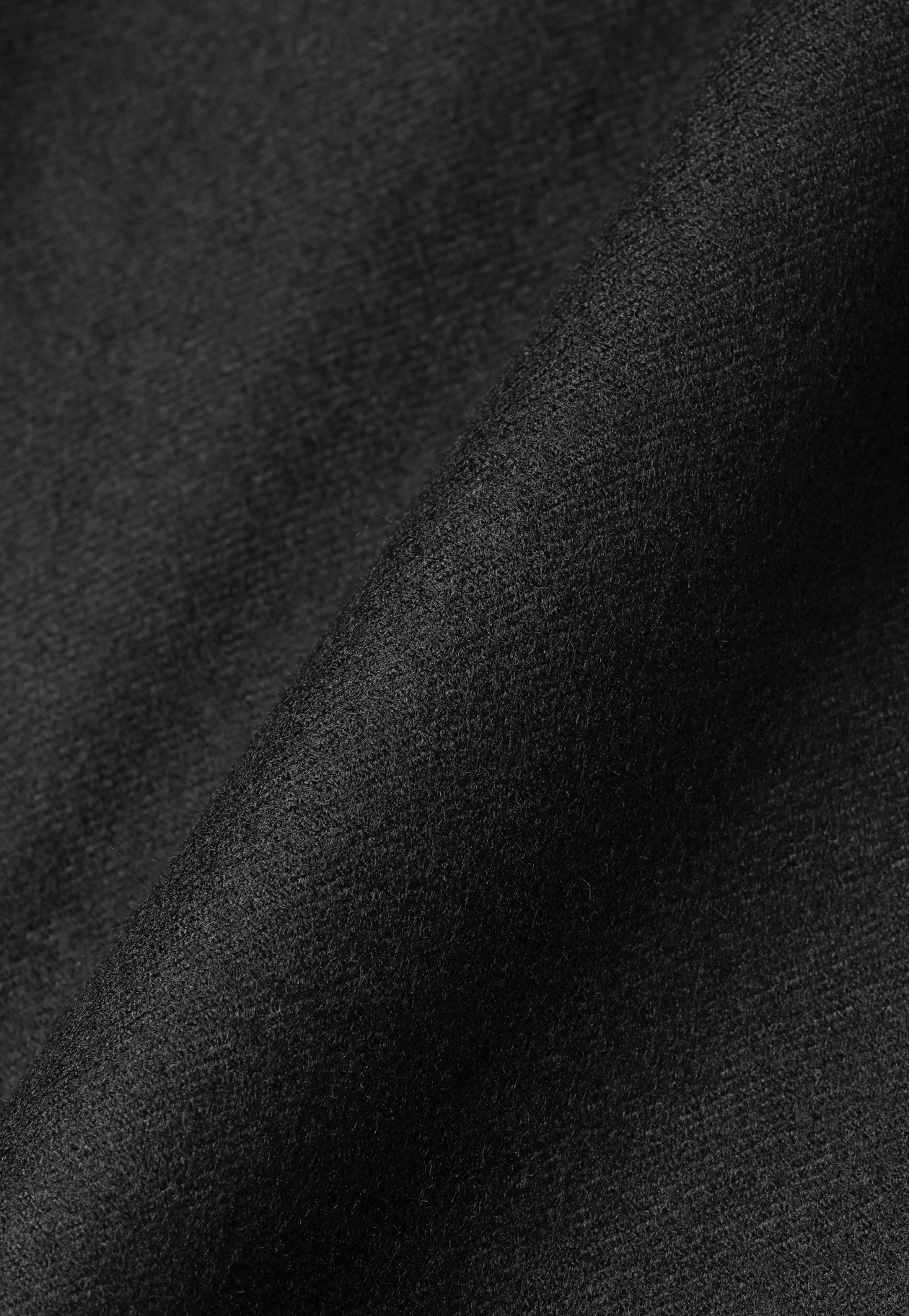 SAXONY GATHERED PANTS / サキソニーギャザーパンツ 詳細画像 Black 2