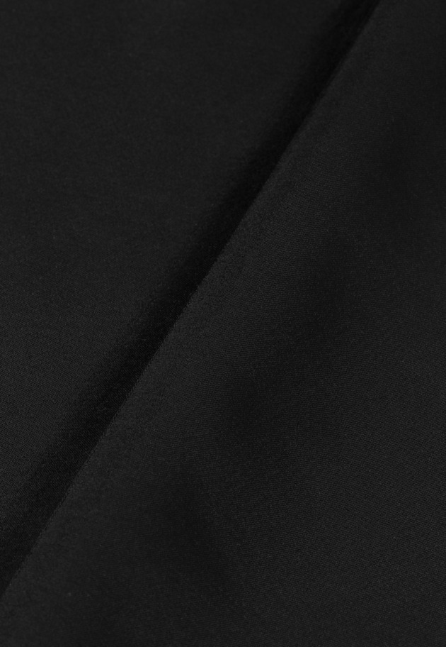 WOOL VISCOSE SATIN GATHERED PANTS / ウールヴィスコースサテンギャザーパンツ 詳細画像 Black 8