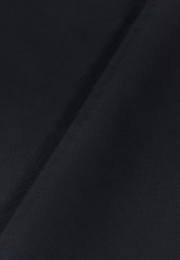 WOOL VISCOSE SATIN GATHERED PANTS / ウールヴィスコースサテンギャザーパンツ 詳細画像 Navy 2