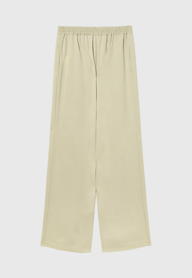 CUPRA GATHERED PANTS / キュプラギャザーパンツ 詳細画像 Beige 2