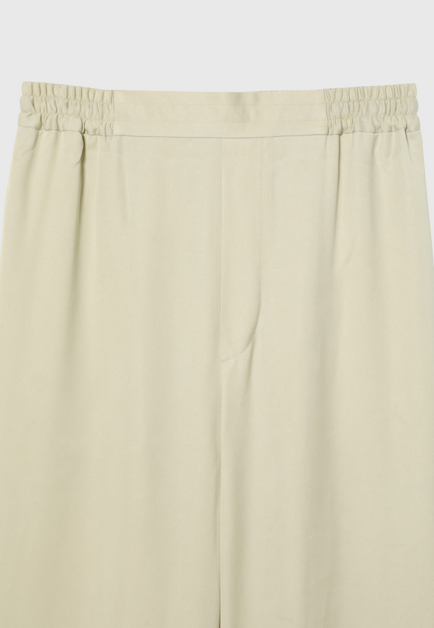 CUPRA GATHERED PANTS / キュプラギャザーパンツ 詳細画像 Beige 3