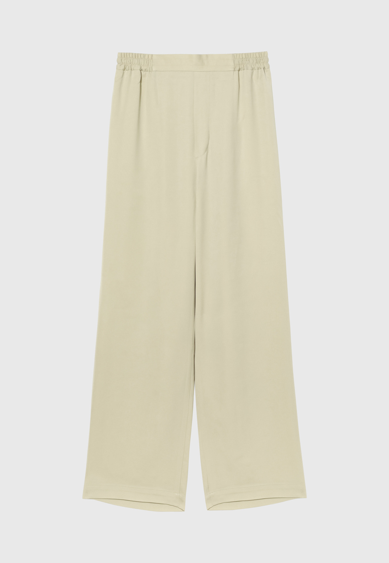 CUPRA GATHERED PANTS / キュプラギャザーパンツ 詳細画像 Beige 1