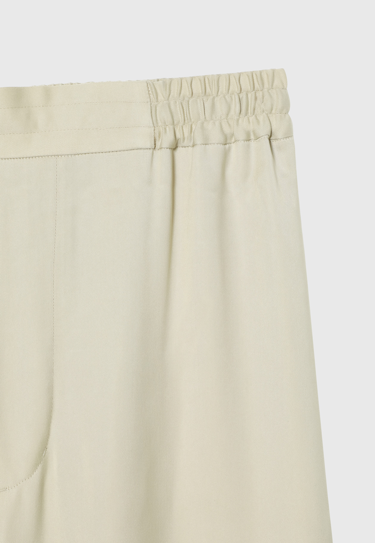 CUPRA GATHERED PANTS / キュプラギャザーパンツ 詳細画像 Beige 4