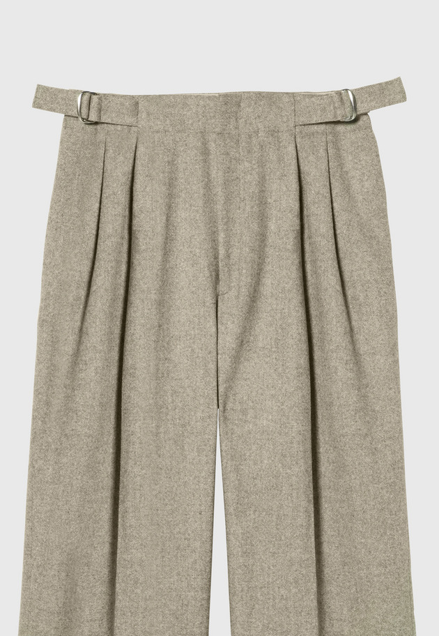 NEP WOOL PANTS / ネップウールパンツ 詳細画像 Beige 9