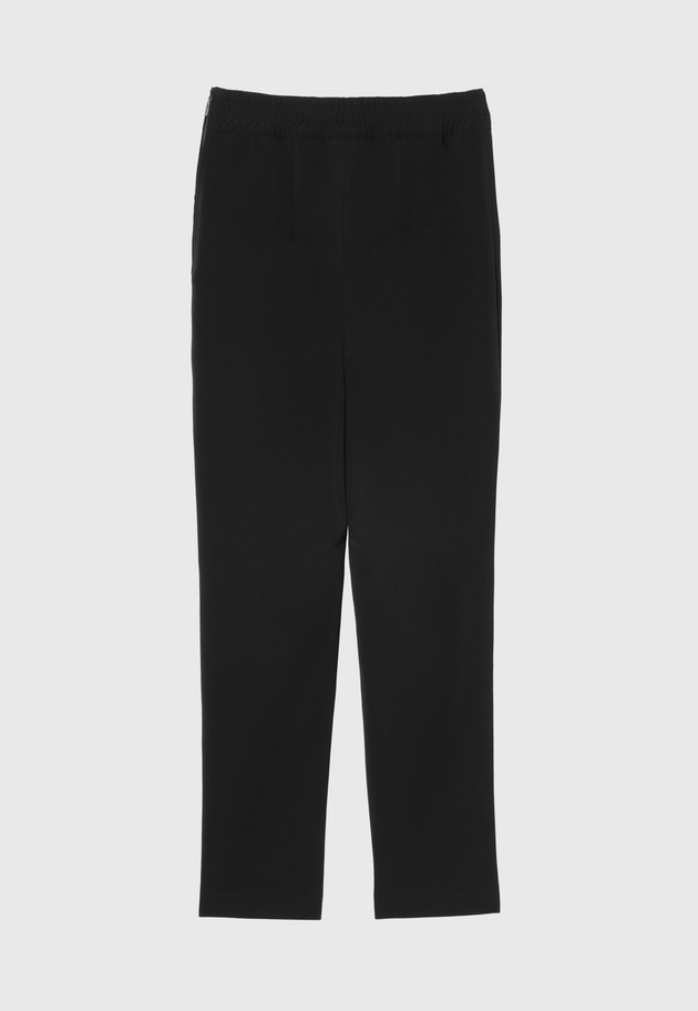 DOUBLE CLOTH STRETCH SLIM PANTS / ダブルクロスストレッチスリムパンツ 詳細画像 Black 2