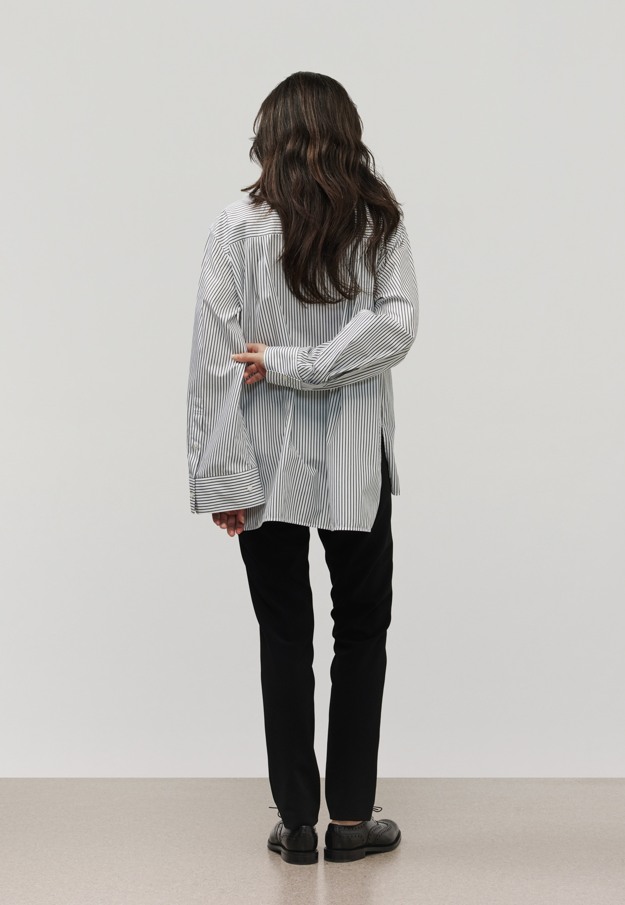 DOUBLE CLOTH STRETCH SLIM PANTS / ダブルクロスストレッチスリムパンツ 詳細画像 Black 9