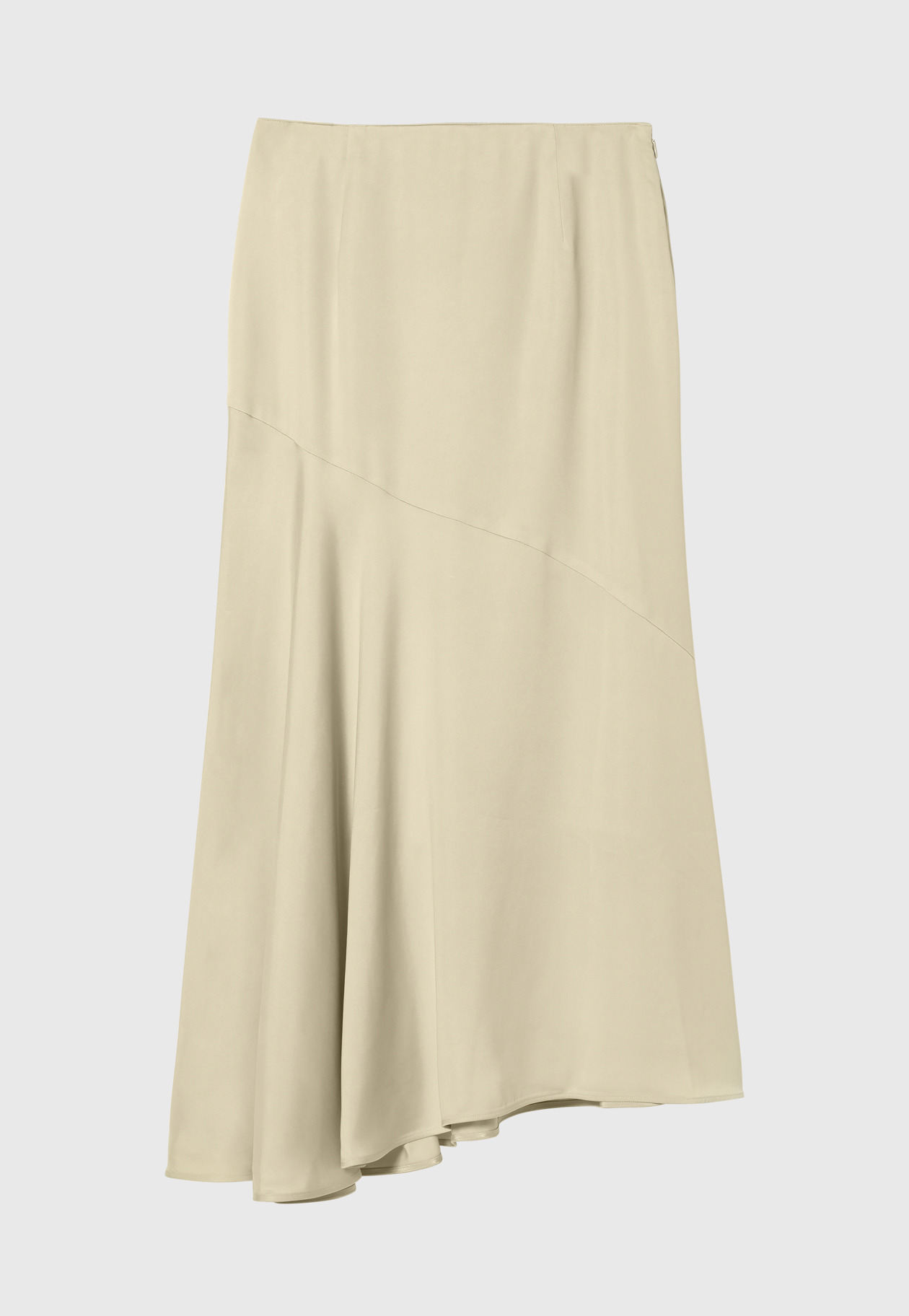 CUPRA BIAS FLARED SKIRT / キュプラバイアスフレアスカート 詳細画像 Beige 5